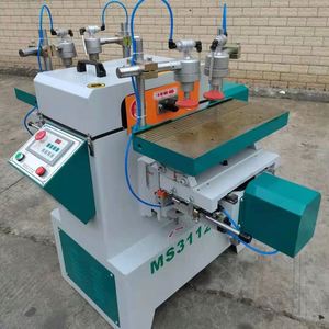 เครื่องเจาะรูเดือยไม้แบบสองหัว แนวตั้ง กำลังไฟ 2.2 กิโลวัตต์ สำหรับงานเฟอร์นิเจอร์ ลิ้นชัก ตู้ - Product Image 4