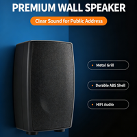 Haut-parleur mural ABS HIFI pleine gamme pour sonorisation publique, idéal pour salles de classe, magasins, bureaux et systèmes de sonorisation commerciaux