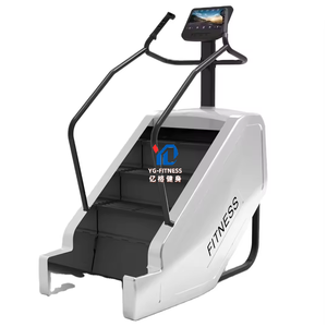 YG -C003-2  Escalier d'entraînement <span class=keywords><strong>cardio</strong></span> WiFi avec écran tactile LCD, vidéo et musique pour équipement de salle de sport à domicile - Product Image 1
