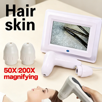 Analyseur de peau et de cheveux, appareil d'analyse du visage et du cuir chevelu, machine de massage pour la repousse des cheveux, analyseur de peau et de cheveux