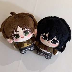 ตุ๊กตาพวงกุญแจอนิเมะ ชินเกคิ โนะ เคียวจิน ลีวายส์ เอเรน เยเกอร์ ของเล่นตุ๊กตาผ้าฝ้ายน่ารัก ของขวัญตุ๊กตาผ้า - Product Image 2