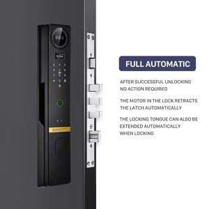 Không thấm nước mặt ID thông minh khóa video cuộc gọi chức năng thông minh điện tử kỹ thuật số vân tay cửa đám mây wifi với máy ảnh - Product Image 6
