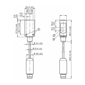 Neuf et original |   Capteurs de contraste Sick KTM |   KTM-WP1A7A2V |   Numéro de commande : 1062147 - Product Image 2
