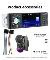 Lecteur MP5 pour voiture Cruze 4,1 pouces HD avec écran OLED 4K, radio à priorité de recul, Android 4022D intégré, caméra de recul, CD, GPS