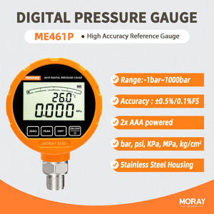 ME461P doğruluk 0.5% FS diyafram 316L LCD paslanmaz çelik gaz sıvı yakıt dijital manometre genel dijital basınç göstergesi - Product Image 2