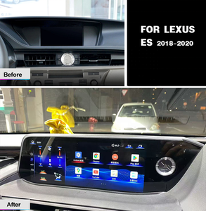 เครื่องเล่นดีวีดีในรถยนต์ วิทยุติดรถยนต์ หน้าจอ 12.3 นิ้ว Qualcomm Snapdragon Android 14 รองรับ Carplay ระบบนำทางมัลติมีเดีย สำหรับ Lexus <span class=keywords><strong>ES</strong></span> ปี 2018-2020 - Product Image 5