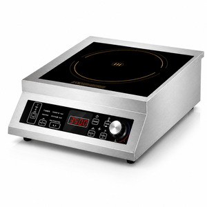 Commercial 3500W Electric Flat Induction Cooker Professional Stainless Steel Flat Fryer for Restaurant Kitchen Equipment - Product Image 1