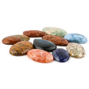 Piedras preciosas mixtas ovaladas Gemkora, piedras naturales pulidas de más de 150 quilates para la fabricación de joyas - Product Image 3