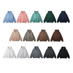 Sweat-shirt vintage délavé à l'acide pour homme en gros - 400 g/m² - Patch logo en chenille personnalisé de haute qualité - Pull en molleton français vierge - Product Image 6