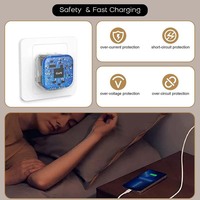Chargeur USB-C PD 40W avec prise US, adaptateur mural rapide 60W max, chargeur de voyage super rapide AVS DPS Type C pour iPhone 17 Air/17 Pro Max