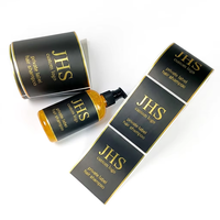 Autocollants imperméables, logo, étiquettes de shampooing, cosmétiques, emballages imprimés personnalisés, étiquettes de marque privée, étiquette de shampooing pour cheveux