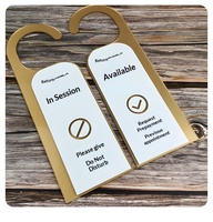 Meilleure Qualité – Impression de Flyers Suspendus Imperméables, Porte-Documents Publicitaires, Panneaux Personnalisés Pas Chers pour Hôtels et Bureaux en Papier