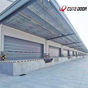 <span class=keywords><strong>Porte</strong></span> <span class=keywords><strong>sectionnelle</strong></span> à peau unique de conception <span class=keywords><strong>industrielle</strong></span> pour les usines et les centres logistiques en alliage d'aluminium - Product Image 6