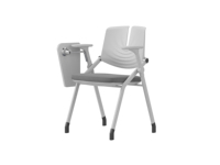 Chaise de formation pliable avec table d'écriture intégrée, chaise de réunion, chaise de conférence pour salle de formation
