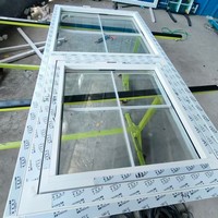 Fenêtre à battant en aluminium 6060-T66 à pont thermique, résistante aux ouragans, avec drainage dissimulé, pour bureaux commerciaux, écoénergétique, certifiée CSA