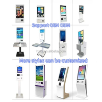 21 24 27 32 pouces écran tactile kiosque de commande en libre-service restauration rapide restaurants terminal de point de vente cashless comptoirs de caisse