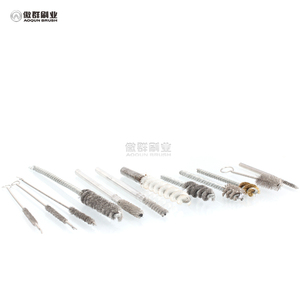 Nhà máy cung cấp động cơ deburring Flex xi lanh mài giũa bàn chải mài mòn xi lanh bóng trau dồi bàn chải để làm sạch đường ống - Product Image 1