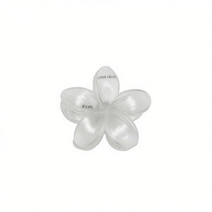 Pinza de Pelo Transparente con Diseño Floral de 8 cm para Mujer con Diseño Colorido - Product Image 2