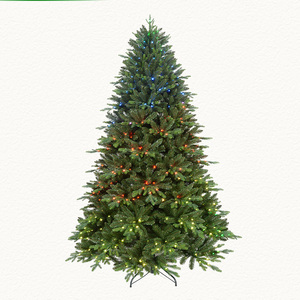 Artificial Eco-Friendly Green <b>Christmas</b> Tree with <b>LED</b> Lights Battery Operated PE/PVC Mixed Material for Holiday <b>Decoration</b> - Product Image 2