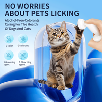 Busa Pembersih Cakar Hewan Peliharaan Anjing Kucing Tanpa Bilas Menghilangkan Kotoran Bau Aroma Khusus Bahan Non-Woven Dapat Disesuaikan