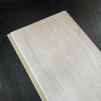 Panneau mural en PVC laminé avec design bois/marbre/texturé pour la décoration intérieure