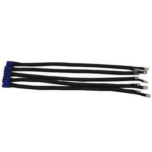 Steker EC5/EC8 Betina 2 Pin dengan Kabel Ekstensi Silikon 10AWG/12AWG, Ujung Lainnya dengan Terminal M8 - Product Image 2