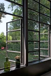 Hnfrc หน้าต่างเหล็กกั้นความร้อนกระจกสองชั้นทนต่อพา<span class=keywords><strong>ย</strong></span>ุเฮ<span class=keywords><strong>อร</strong></span>ิเคนและประตูสำหรับบ้าน - Product Image 4