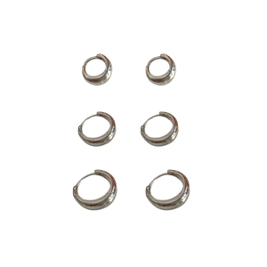 Pendientes de Botón de Plata de Ley 925 para Mujer, Diseño Retro de Alta Gama, Círculo Grueso Dorado, Estilo Ligero y Lujoso - Product Image 4