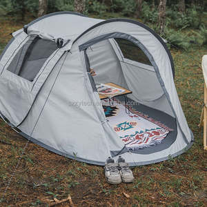 Tente de randonnée extérieure pour 4-6 personnes, légère, en Oxford, à montage rapide, avec protection UV et ventilation, vente en gros - Product Image 3