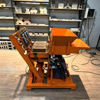 Machine à briques Lego hydraulique diesel 12HP / Cycle de 60 secondes, sans électricité, idéale pour les petites briqueteries et les logements ruraux