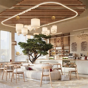 Mostrador de Exhibición para Cafetería y Restaurante, Muebles de Madera Sólida, Juego de Mesa y Sillas, Mostrador de Caja Moderno para Cafetería - Product Image 4