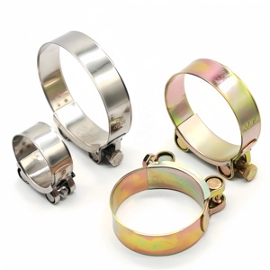 Nhà Máy Bán Hàng Trực Tiếp Chất Lượng Tốt Thép Không Gỉ Sắt Mạ Kẽm Duy Nhất Bolt Nhiệm Vụ Nặng Nề Số Liệu & Inch Bạc Vàng Ống Kẹp - Product Image 4