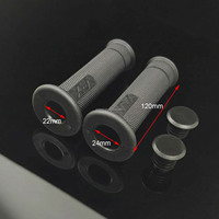 Puños de Manillar Universales para Motocicleta VRX, Extremos de Manillar de Goma TPE Premium Antideslizantes y Amortiguadores de Vibraciones de 22 mm y 24 mm para Yamaha