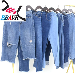 Pantalones vaqueros holgados usados marca Gracer, modelo A08-6, ropa usada de verano en fardos, Singapur, Dubái - Product Image 3