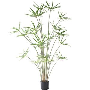 Vente en gros de <span class=keywords><strong>moulin</strong></span> <span class=keywords><strong>à</strong></span> <span class=keywords><strong>vent</strong></span> artificiel en plastique de haute qualité, herbe en pot, style nordique, écologique, toucher réaliste et naturel, 213 cm - Product Image 6