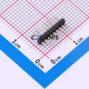 ZX-PZ1.27-1-9PZZ Pin Header Through hole Component (THT),P=1.27mm Connector 1x9P 1.27mm Pin Header Through Hole - Product Image 1