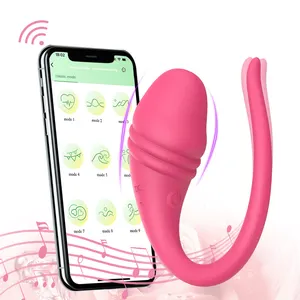 Tıbbi silikon doğum sonrası onarım vajinal egzersiz topu vibratör Dildos sessiz vibratör vajina topu Kegel topu kadınlar için