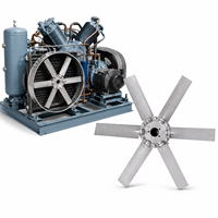 Pale de ventilateur pour compresseur d'air à vis P3-AL, hélice axiale en alliage d'aluminium à pas réglable, ventilateur de refroidissement résistant à la corrosion