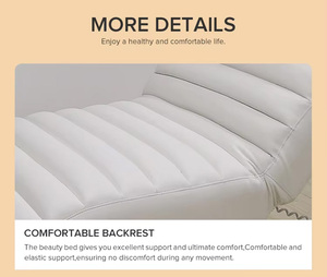 Hydraulic Electric Adjustable Luxury Beauty Lash Bed with Curved Extension Customized for Salon - Product Image 4