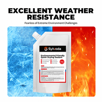 Sealant Anti Bocor Atap Silikon 500g, Lem Perbaikan Retak Tahan Cuaca untuk Konstruksi, Jendela, Alas, dan Sambungan