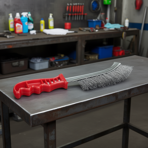 Cepillo de mano Ttake de 100 mm con cerdas de acero inoxidable para limpiar superficies metálicas - Product Image 3