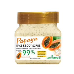 Gommage corporel exfoliant multi-usages aux fruits, best-seller, avec nettoyage en profondeur et boue de bain moussante 500g - Product Image 1
