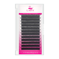 Pestañas Postizas LAISY 0.03/0.05/0.07 Easy Fan, Fácil de Aplicar en un Segundo, Efecto Volumen Mate, Hechas a Mano, Cruelty-Free, Invisibles y Transparentes
