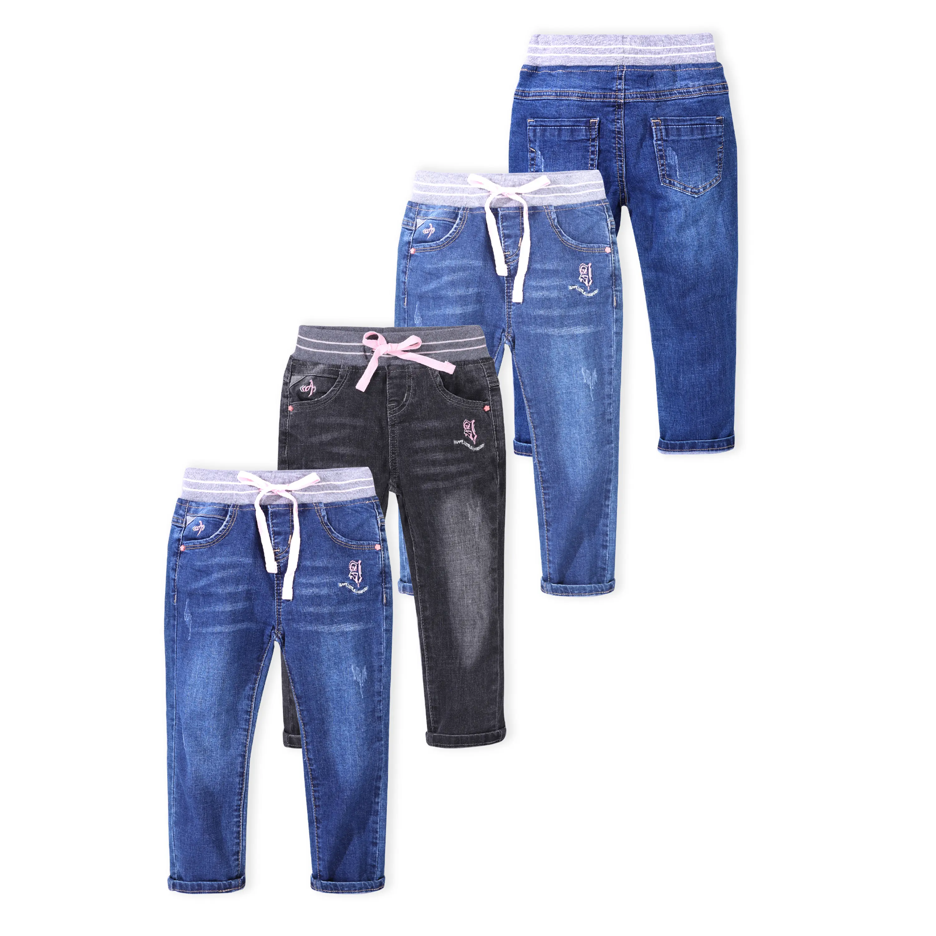 How cute new arrival all basic casual girl denim pants kids jeans for girls teen