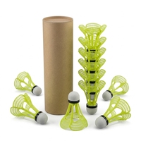 Volants de badminton en nylon pour extérieur, lot de 12, vol stable et durable, construction en nylon de qualité professionnelle, pour matchs en extérieur, certifiés CE ISO9001