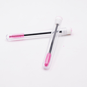 Eyelash Brush Tube With Rhinestone Comb Synthetic Disposable Mascara Brush For Individual Lashes Multiple Colors Available - Product Image 4