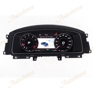 Cabina Virtual de grupo <span class=keywords><strong>Digital</strong></span> de coche para Volkswagen VW Golf MK 7 2013 + Pantalla de medidor de velocidad de instrumento de entretenimiento de tablero automático - Product Image 4