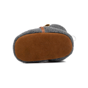 Personalizar botines de bebé suave polar correa ajustable infantil cuna calcetines Zapatos - Product Image 3