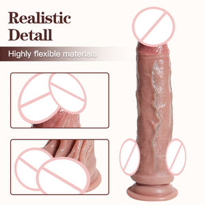 9.45インチのブラウンのリアルな大型ディルド、女性のマスターベーションとオーガズムのためのセックストイ、男性用セクシーな大人のおもちゃ - Product Image 2