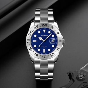 นาฬิกาข้อมือผู้ชาย OEM/ODM รับทำโลโก้ นาฬิกาหรู ควอตซ์ สายสแตนเลส นาฬิกาดำน้ำ ออโตเมติก แสดงวันที่ แฟชั่น ทันสมัย ขายส่ง - Product Image 1